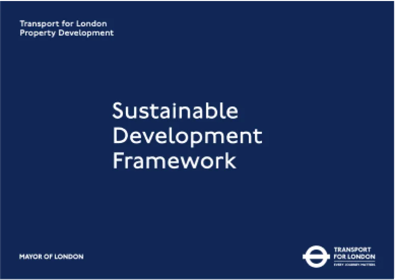 TfL Sustainable Development Framework Handbook